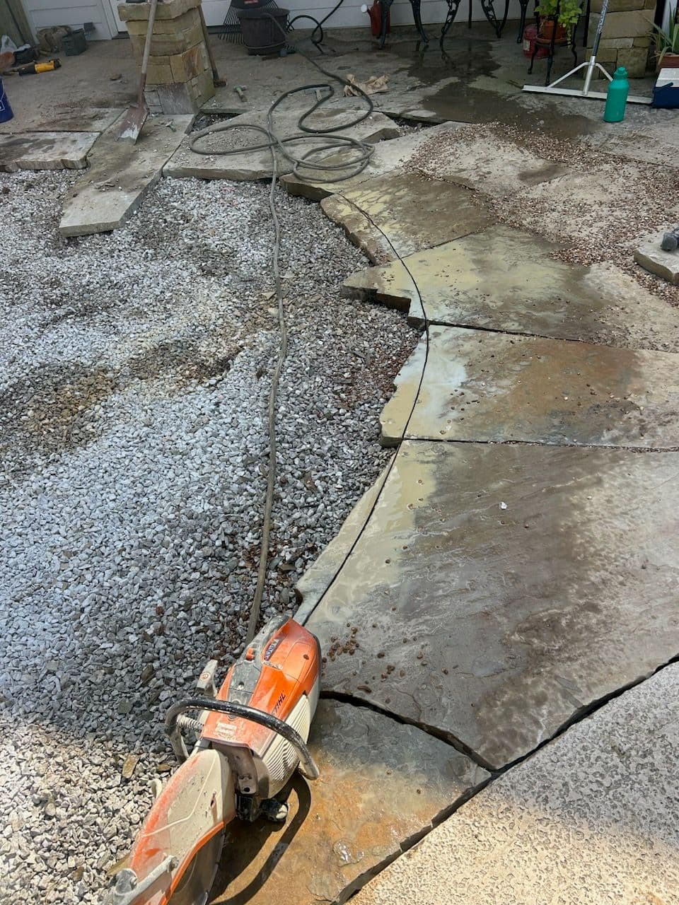 Stunning Stone Patio Installation in Bella Vista