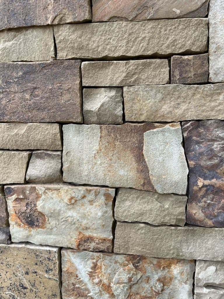 Beautiful Tan Drystack Stone Veneer in Bentonville