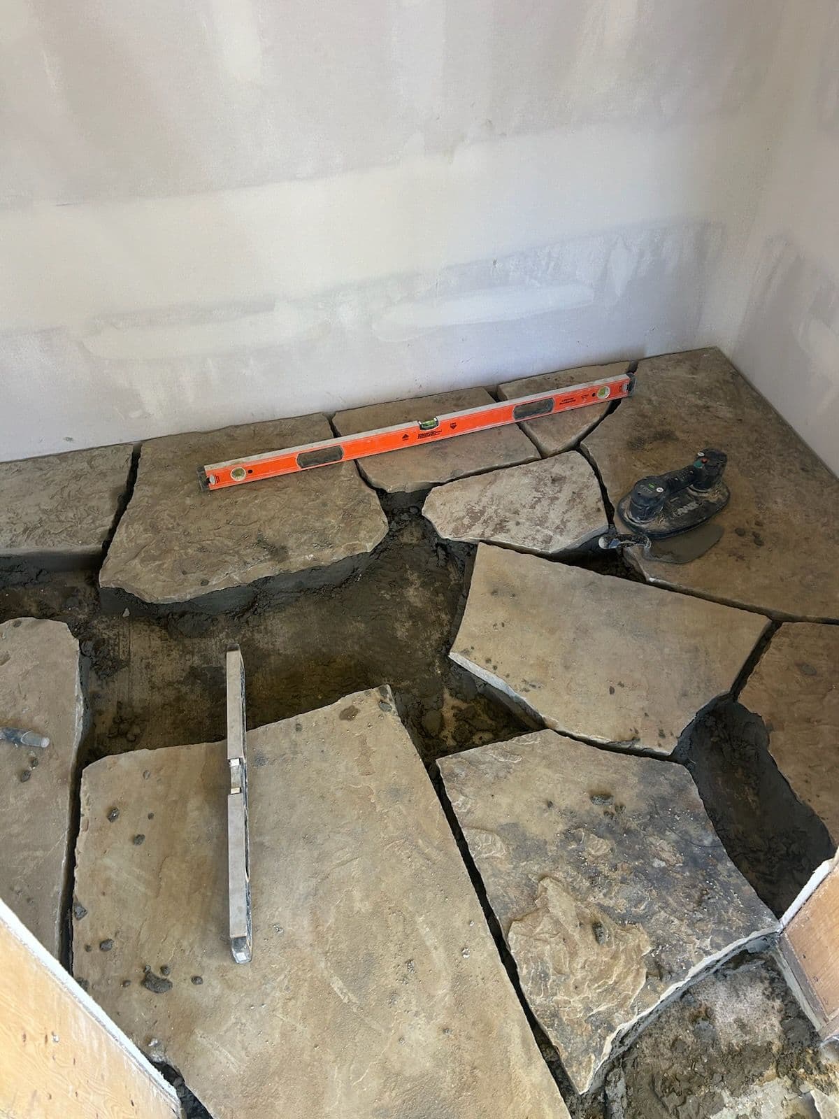 Project Crafting an Indoor Flagstone Floor at Cooper Chapel image