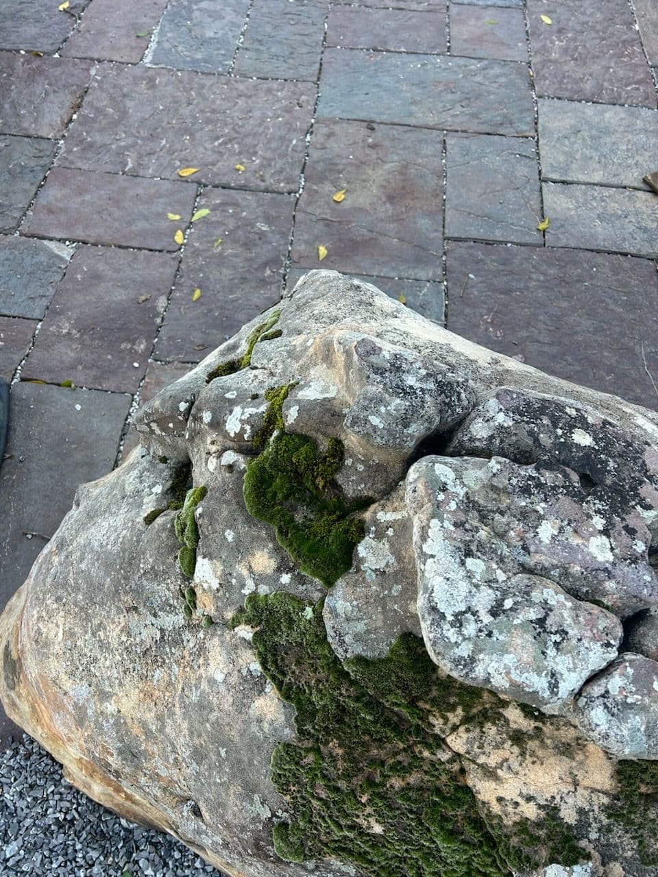 Project Stone Patio with Arkansas Mossy Boulders in Rogers image