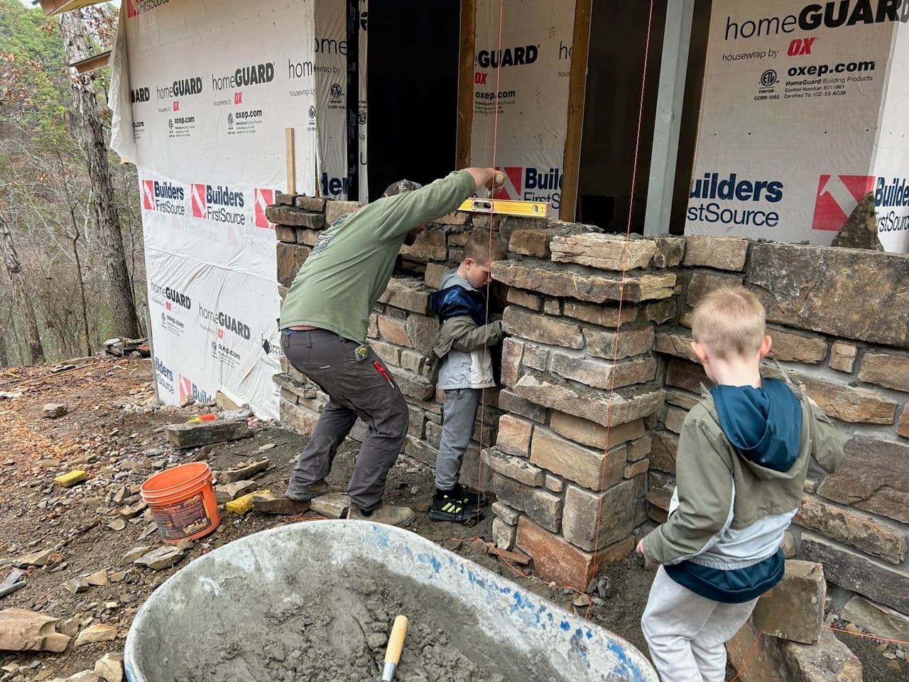 Project Imagination and Teamwork on the Cooper Chapel Stone Walls image