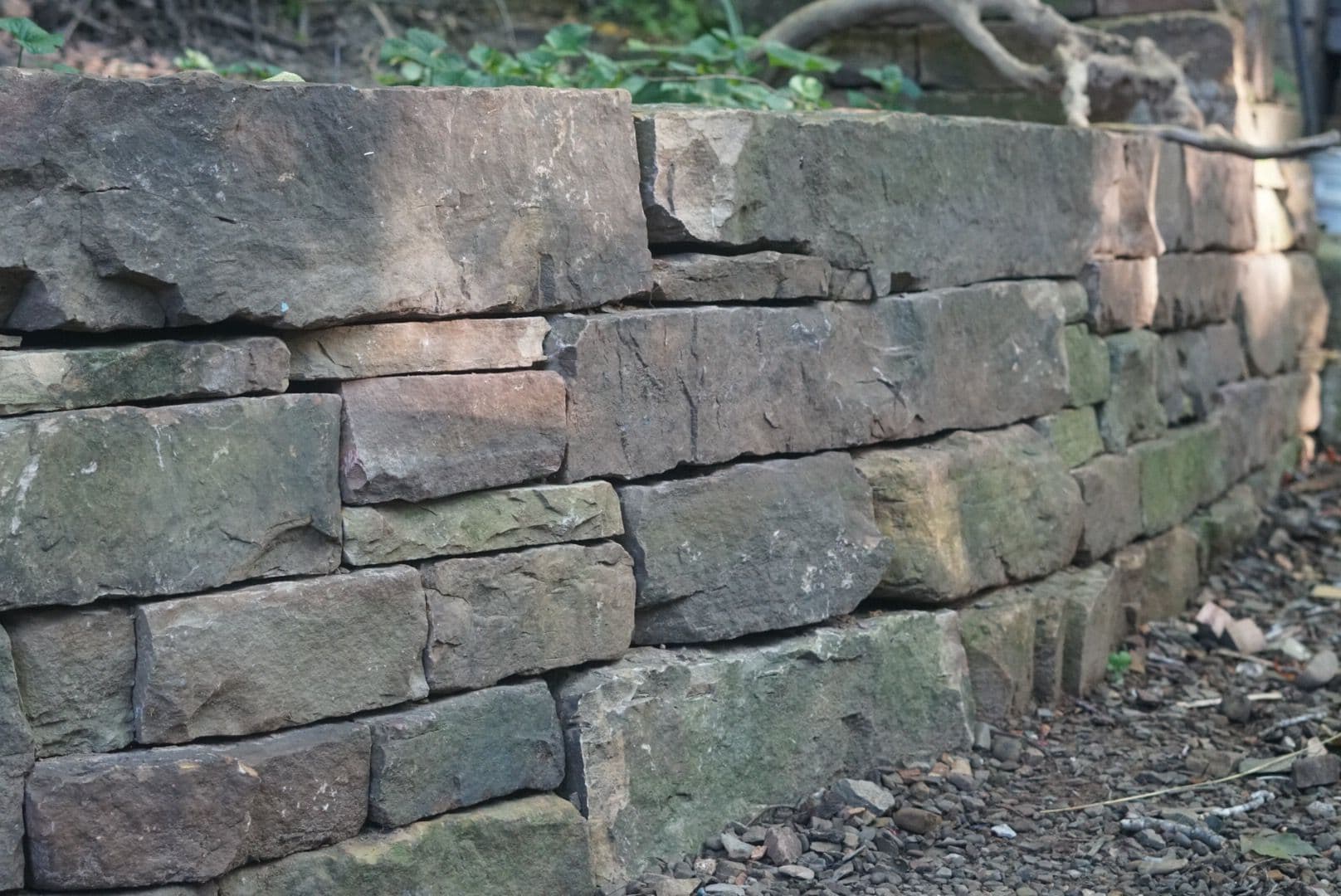 Project Natural Sandstone Wall Adds Rustic Charm in Bella Vista image